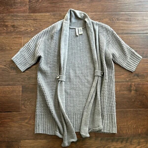 Gray Oversized Cardigan Sweater | Gray Sweater | Cozy Sweater | Knit Sweater